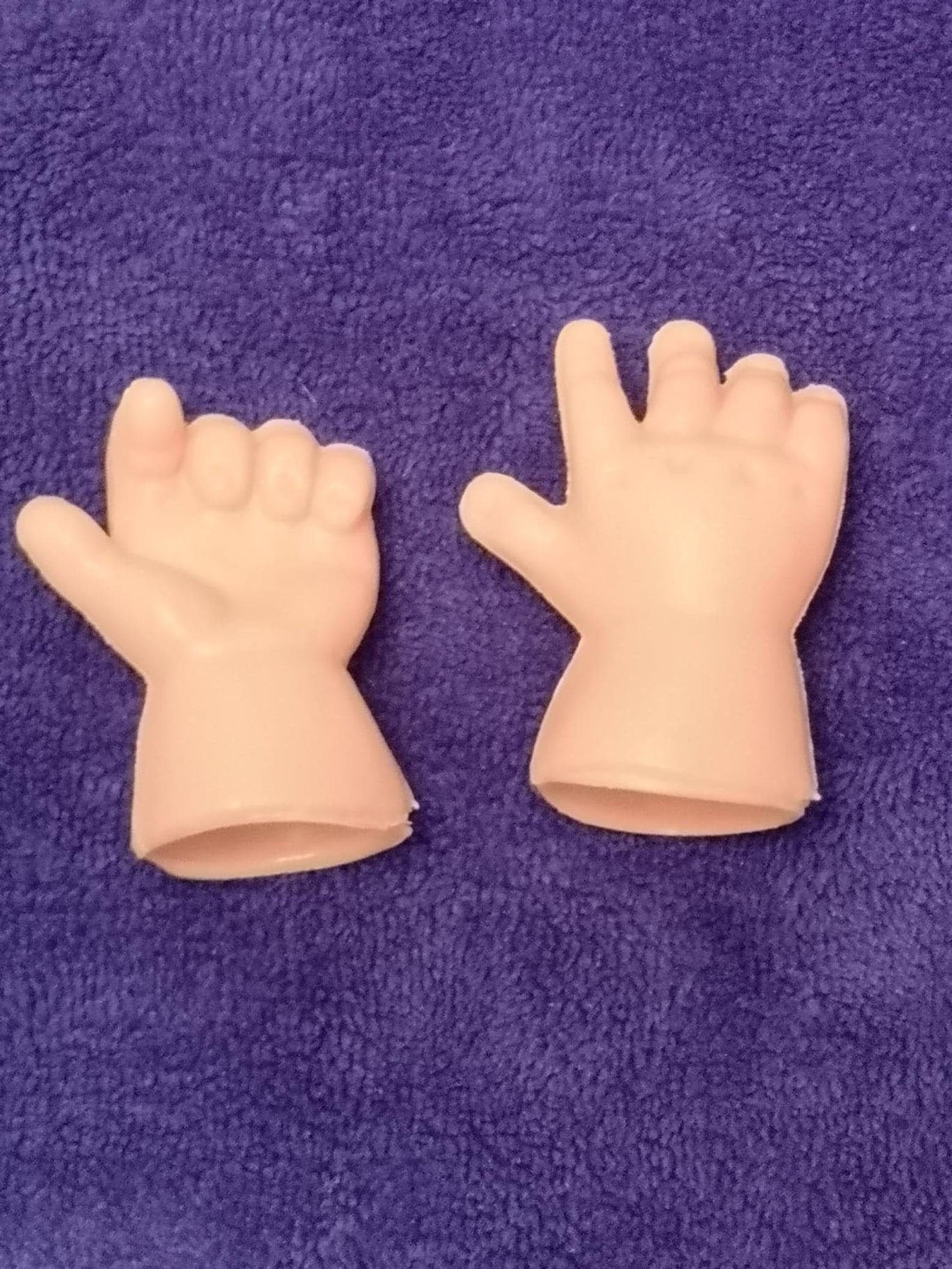 Baby doll hands sales