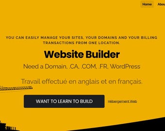 Aprende a crear sitios web de negocios, nombres de dominio, alojamiento, desarrollador web, crear sitio, hacer, constructor, construcción