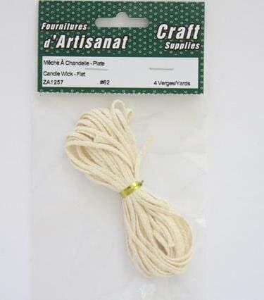 Flat Braid Wick, All Sizes Cotton Candle Wicks, Pillar Candle