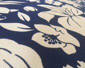 1 Yard Vintage 70sFabric 100cmx1.50m Hula Girl