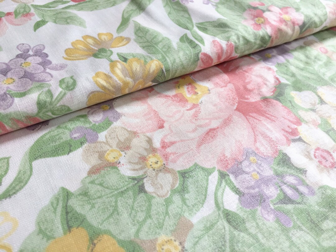 Vintage Country House Fabric 50 X 150 Cm Shaba Chic Roses Dekoplus Etsy