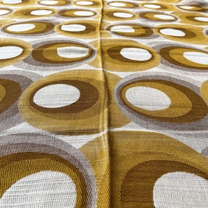 Vintage 70s fabric 50 x 115 cm Brown Eyes