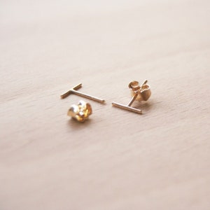 Silver or 18 kt gold earrings image 1