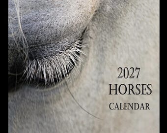 Horses Calendar 2027 Horses Planner Equine Calendar Race Horse Calendar Equestrian Kentucky Derby Calendar Date Organizer Horse Pictures