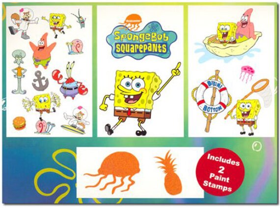Spongebob Squarepants Room Decorating Kit Etsy