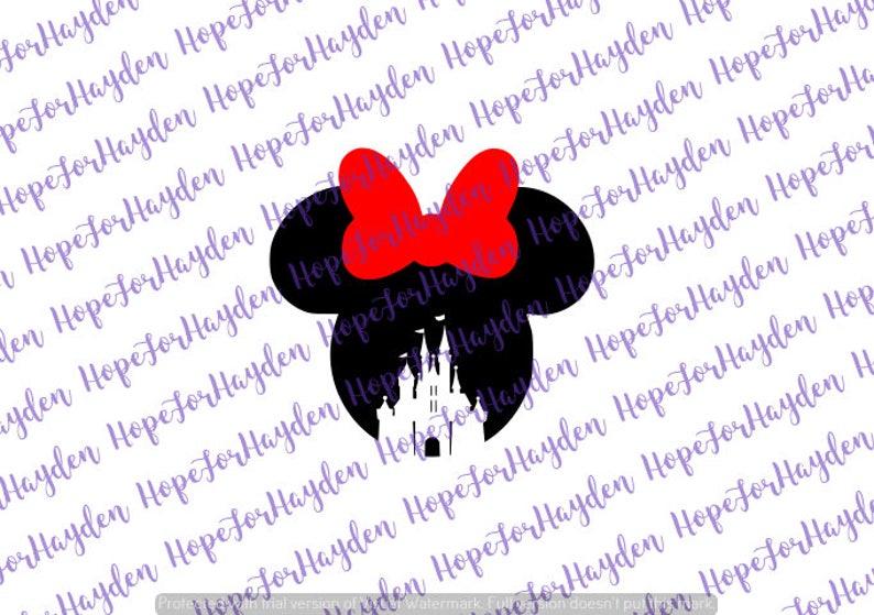Download Free Disney Castle Minnie Svg Minnie Mouse Svg Disney Castle Etsy SVG Cut Files