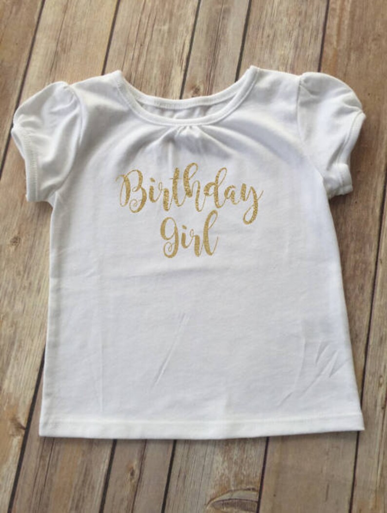 Glitter Birthday Birthday Girl Shirt Girls Birthday Glitter Iron On Birthday Girl Iron On DIY birthday shirt iron on