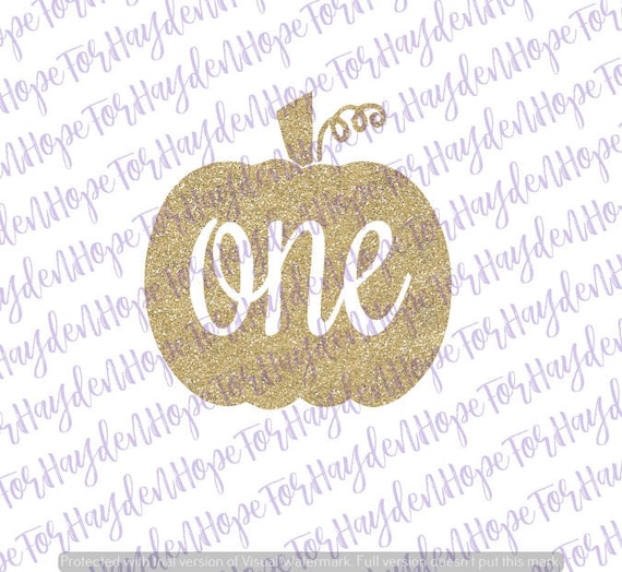 Download Pumpkin One SVG First Birthday Fall Birthday SVG 1st | Etsy