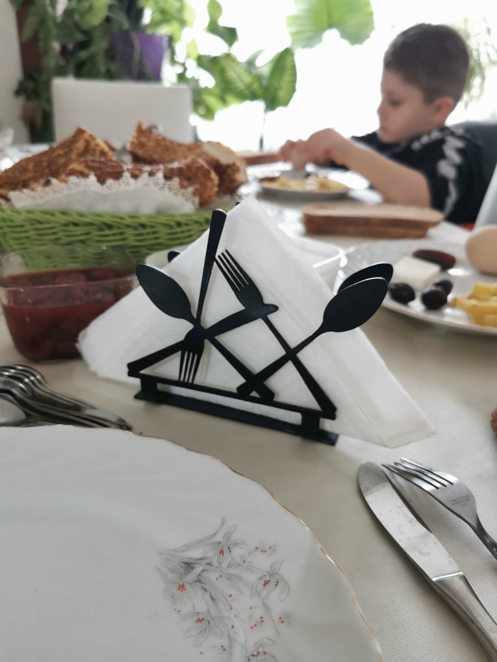 Fork Spoon Napkin Holder kitchen Metal Art Metal Kitchen Etsy