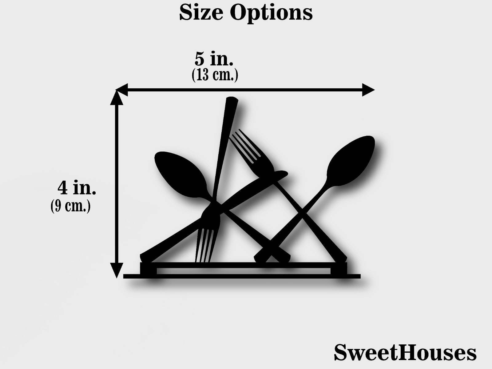 Fork Spoon Napkin Holder kitchen Metal Art Metal Kitchen Etsy