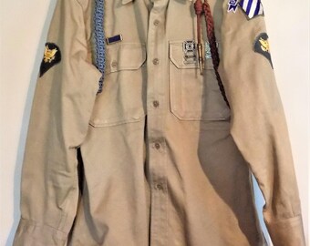 Army Issued Class B Khaki Uniform Shirt 