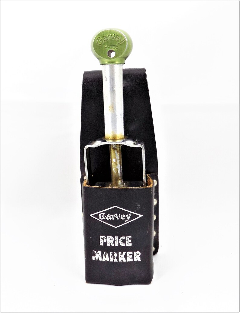 Garvey S 185 Price Marker Leather Belt Case Five Band Etsy