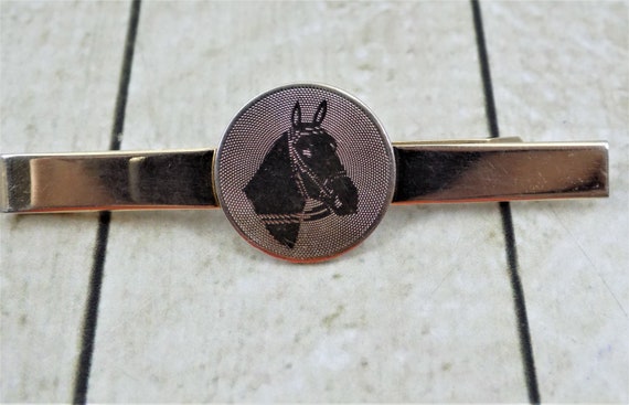 Equine Tie Bars, 2 Krementz Gold Gilding, Horse H… - image 6