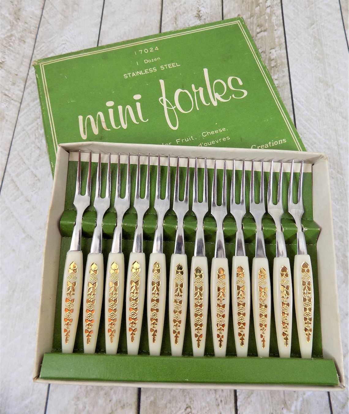 Mini Forks Stainless Steel Service Forks Fruit Cheese Etsy