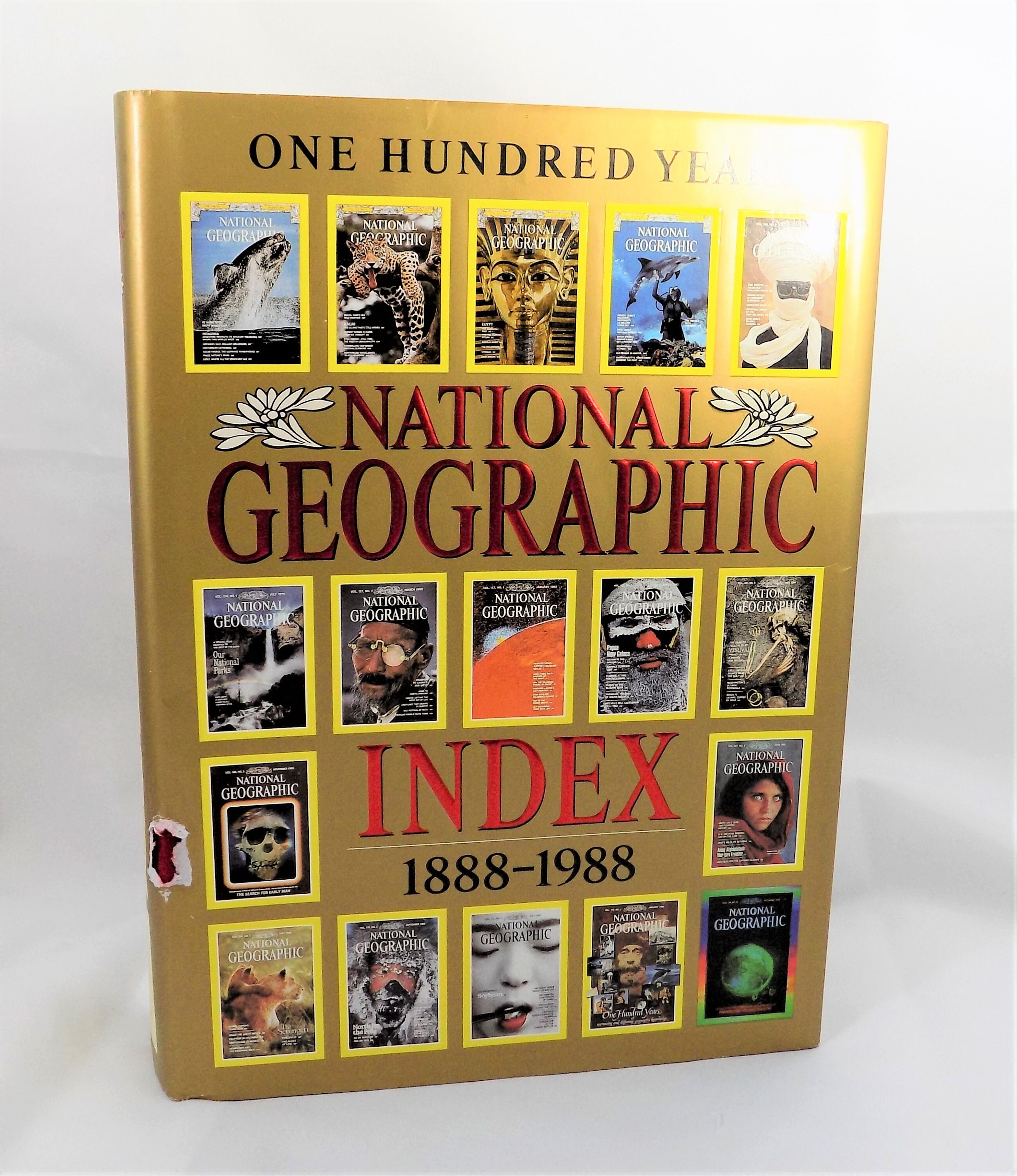 National Geographic Index 1988 1988 100 Years Vintage Etsy