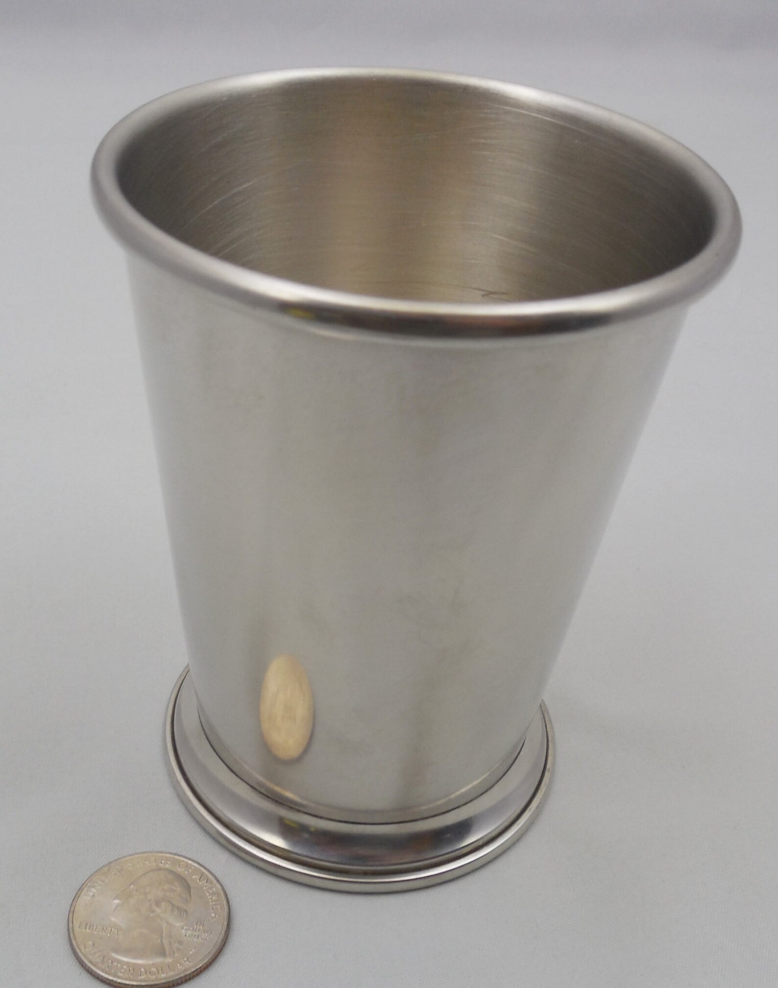 Kirk Stieff Pewter Cup 4 Vintage Pewter Cup Sleek Etsy