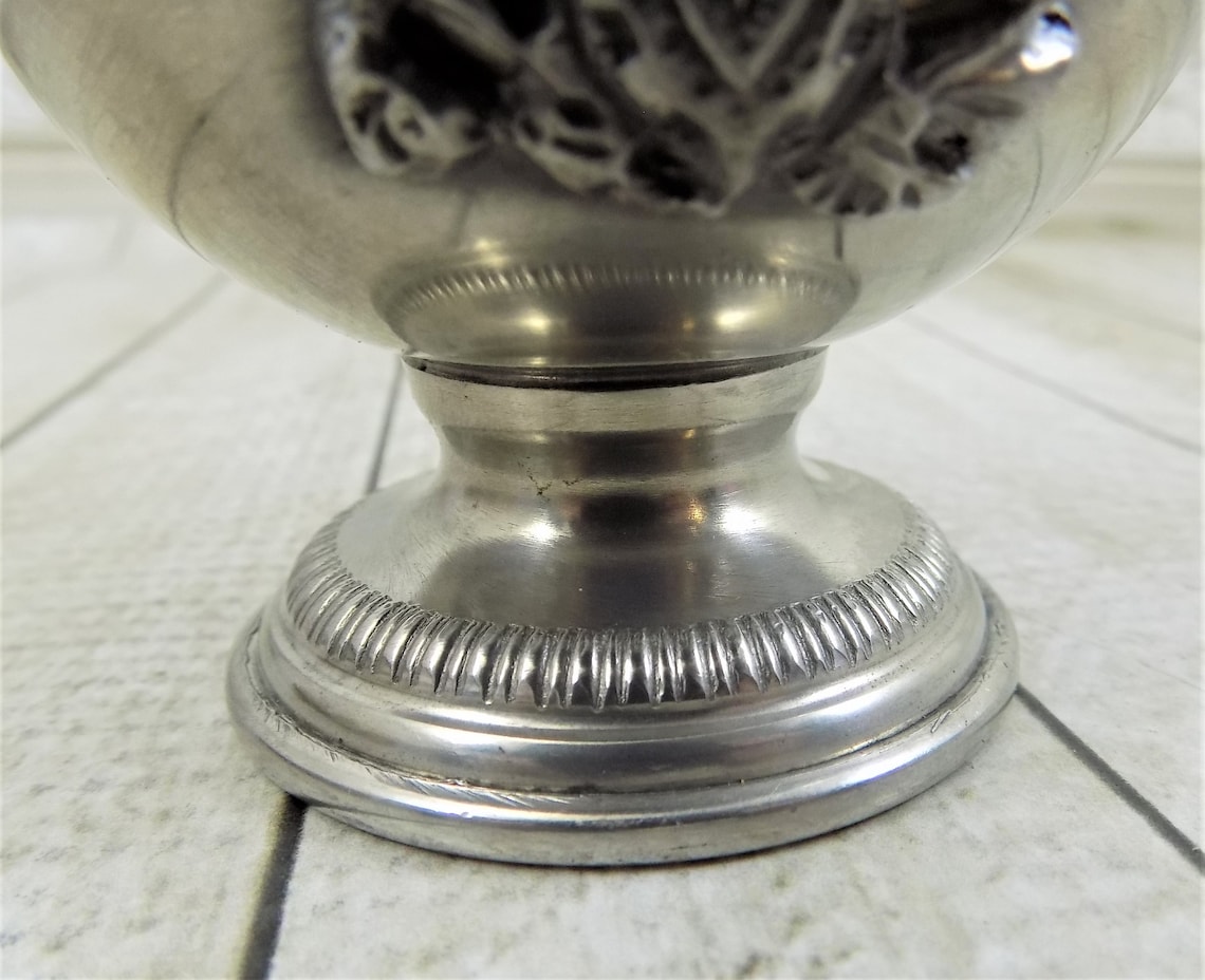 Italian Rama Peltro Vase 95 Pewter