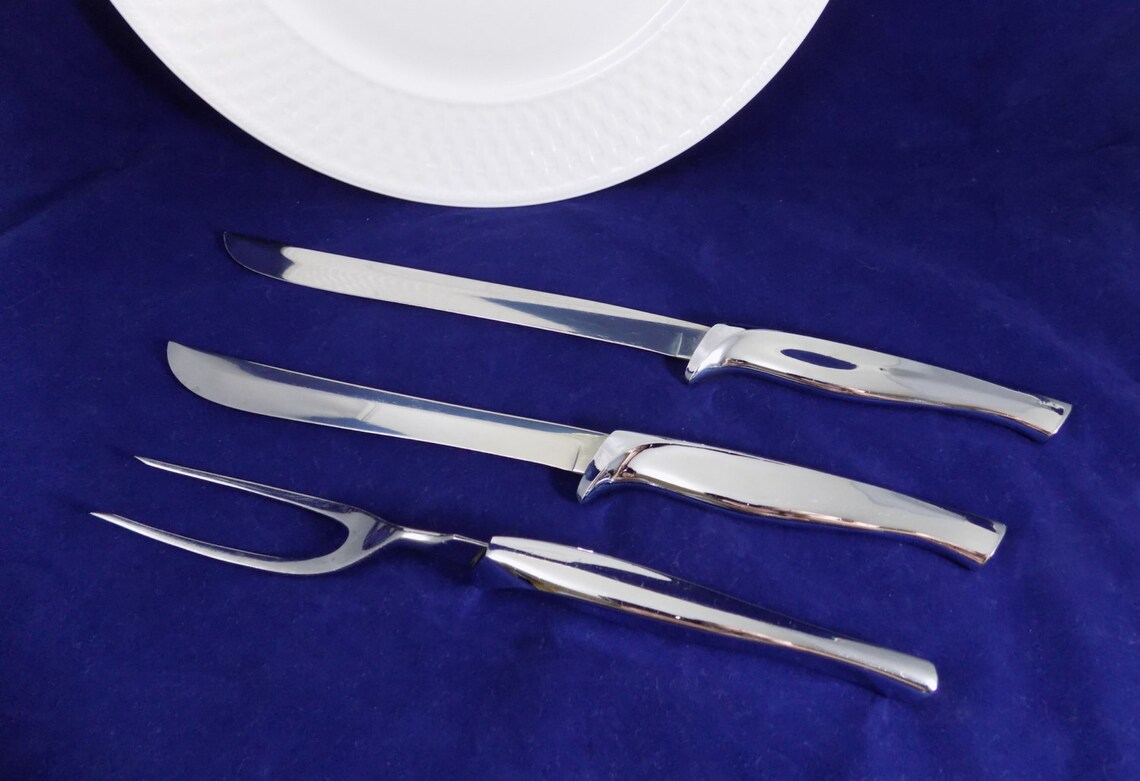 Carvel Hall Stainless Carving Set Set of 2 Carving Knives and Etsy