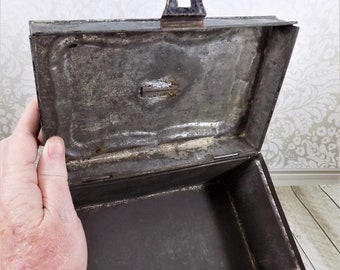 80s 死神　スカル　ドクロ　ビンテージ　ボックス　箱 1950'S〜 SKULL ON BOOK BANK ヴィンテージ陶器製スカル骸骨貯金