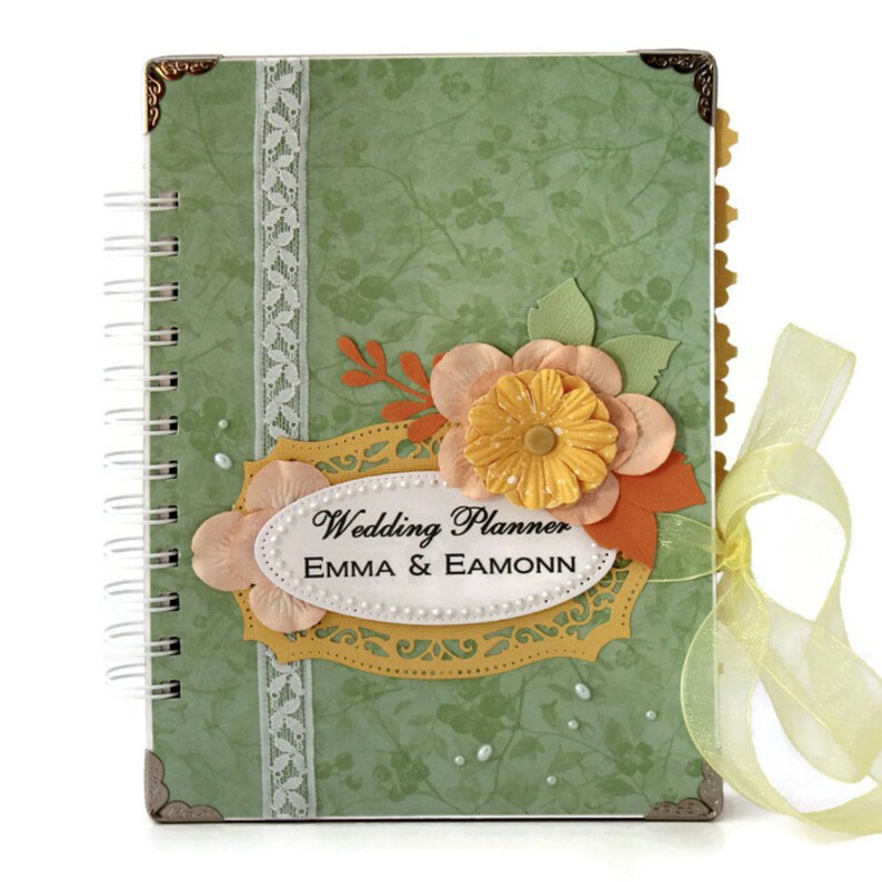 Bridal Diary Wedding Planner Book Personalized Gift Etsy