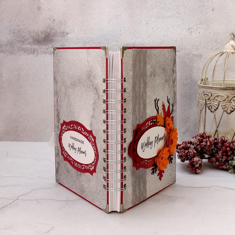 Bridal Diary Wedding Planner Book Personalized Journal Etsy