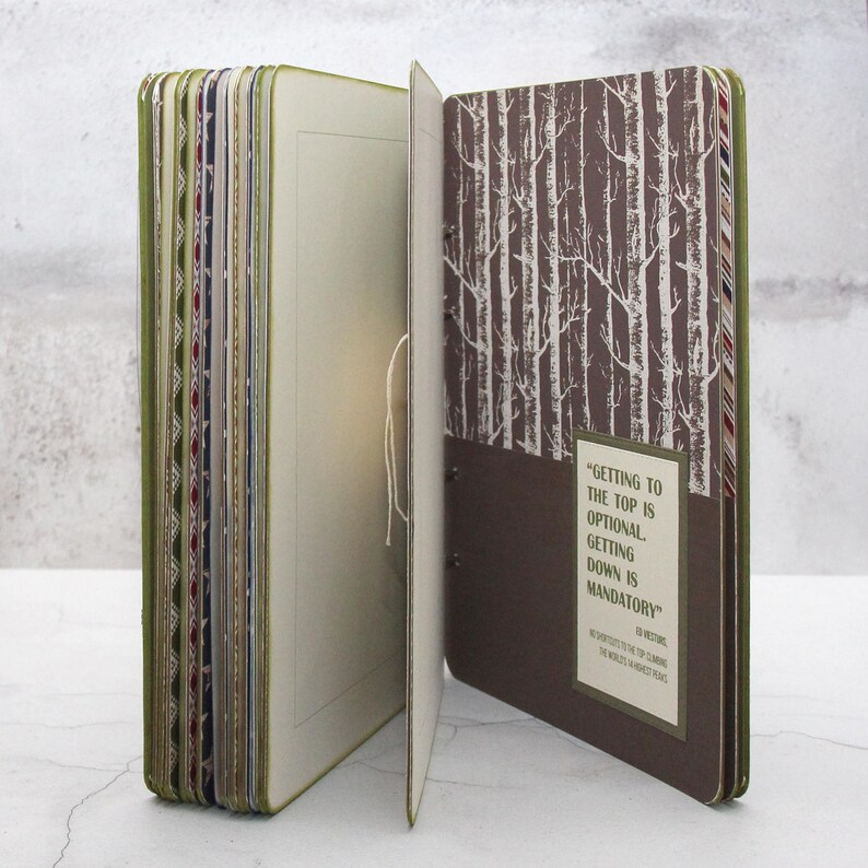 Large Climbing Journal Climb Your Mountain Journal Etsy