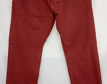 PME Legend Men's Jeans: Quiet Terracotta Denim, W38 L32