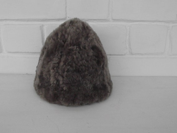 Vintage Kids Fur Hat, Warm Winter Hat, Children's