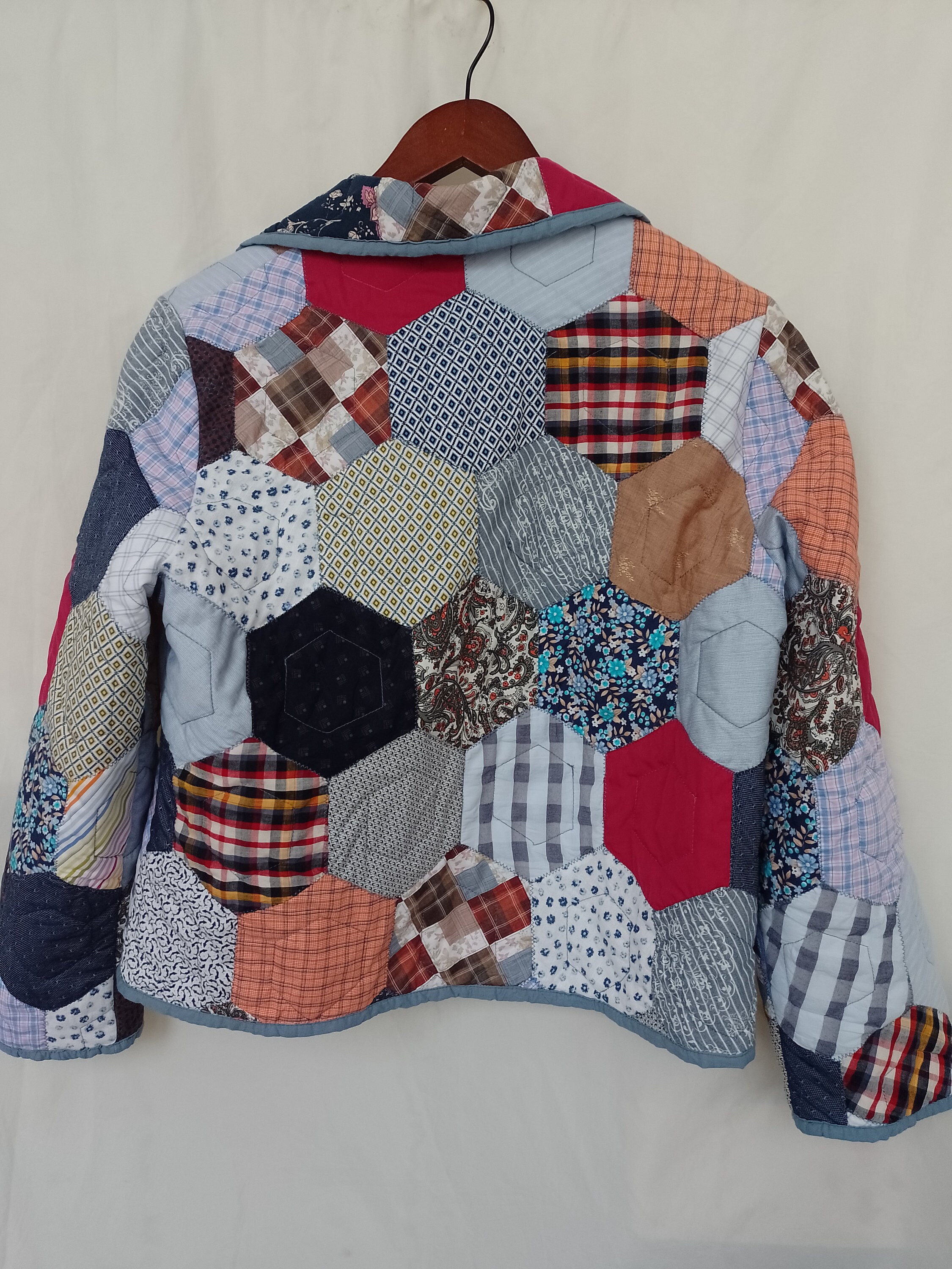 ジャケット・アウター DEVOA Mixed Patchwork Wool Coat Devoa LOVECRAFTIAN Coat - High Density Cotton/Nylon w