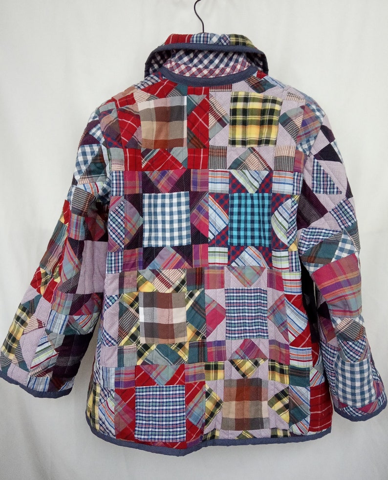 Patchwork Quilted Jacket Cotton Fabric Quilt Coat Patchwork - Etsy