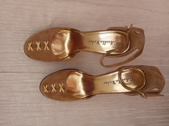 Women Suede Leather Camel shoes, Gabriella Rocha,… - image 2