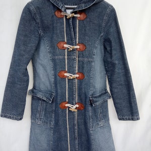 Vintage Denim Trench Coat - Women&#39;s Size M - Made in Portugal