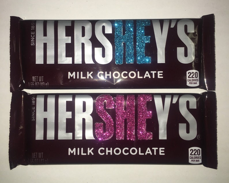 36 Gender Reveal Bar Candy Image 0