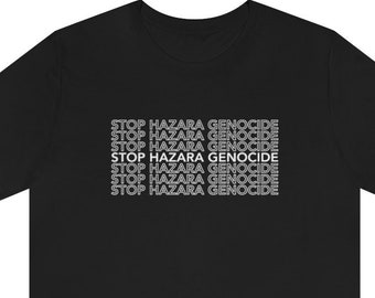 stoppt die HAZARA GENOCIDE - sich wiederholen - T-Shirt