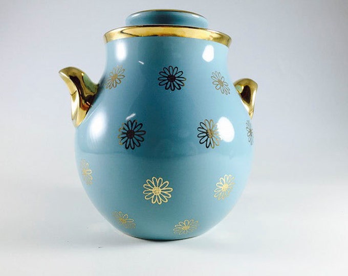 Vintage Halls Superior Quality Kitchenware Daisy Cookie Jar Etsy
