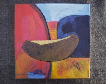 Original Abstract Oil Painting by Ramon Rodriguez "Abracto"