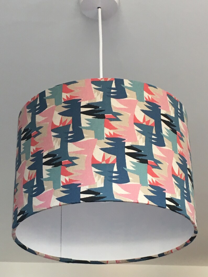 Multi Grass 30cm Dia Lampshade Drum Lampshade Multicoloured Lampshade Light Shade Ceiling Light Ceiling Lampshade Lampshade Uk