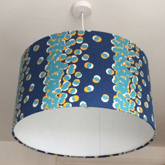 Spots Galore 45cm Dia Lampshade Retro Lampshade Spotty Etsy