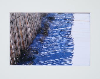 Photography Italy, Bamboo Fence Contrast, Pathway to the Beach