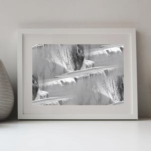 Photography Italien, Marble Blocks, Layers of White Marble, Experimental Photo