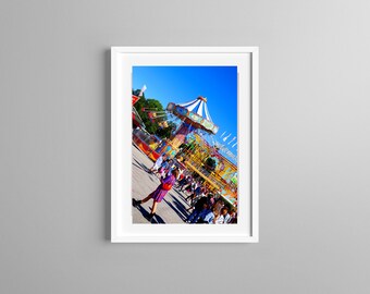 Photography Octoberfest Munich, Carousel, Fun Photo, Colorful