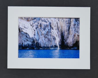 Photography Italy, Rock Face of Capo Caccia, Sardinia, Mediterranean Sea