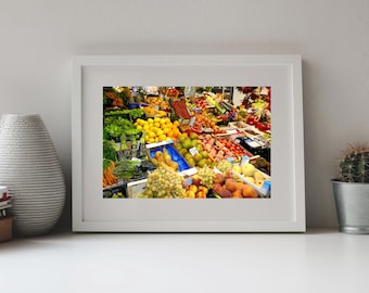 Photography Florence, Italy, Market, Market Stall, Fruit, Vegetable, Kitchenart