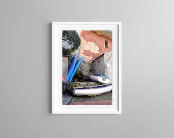 Photography of Randomly  Composed Boats and Boards, Backyard Scenery, Italy