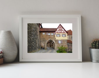 Photography, Bamberg Gate, Kronach, Franconia, Germany