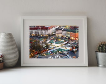 Photography, Munich Market, View From Above,