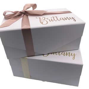 Bridesmaid Proposal Boxes |Personalized Bridal Party Proposal Boxes | Will You Be My Maid of Honor | Wedding Gift Boxes |Luxury Magnetic Box