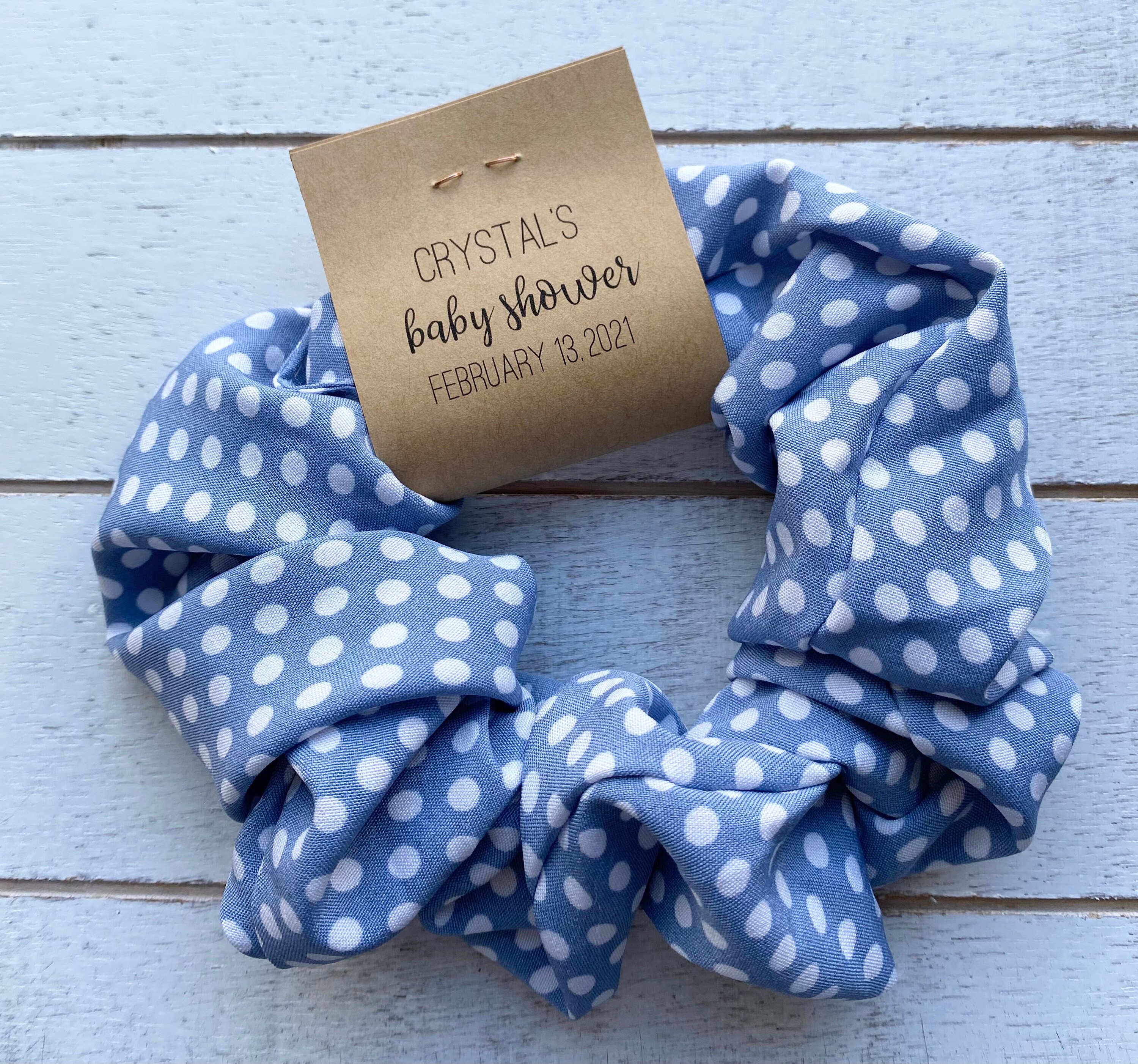 ITS A BOY Custom Baby Shower Scrunchies Baby Shower Etsy