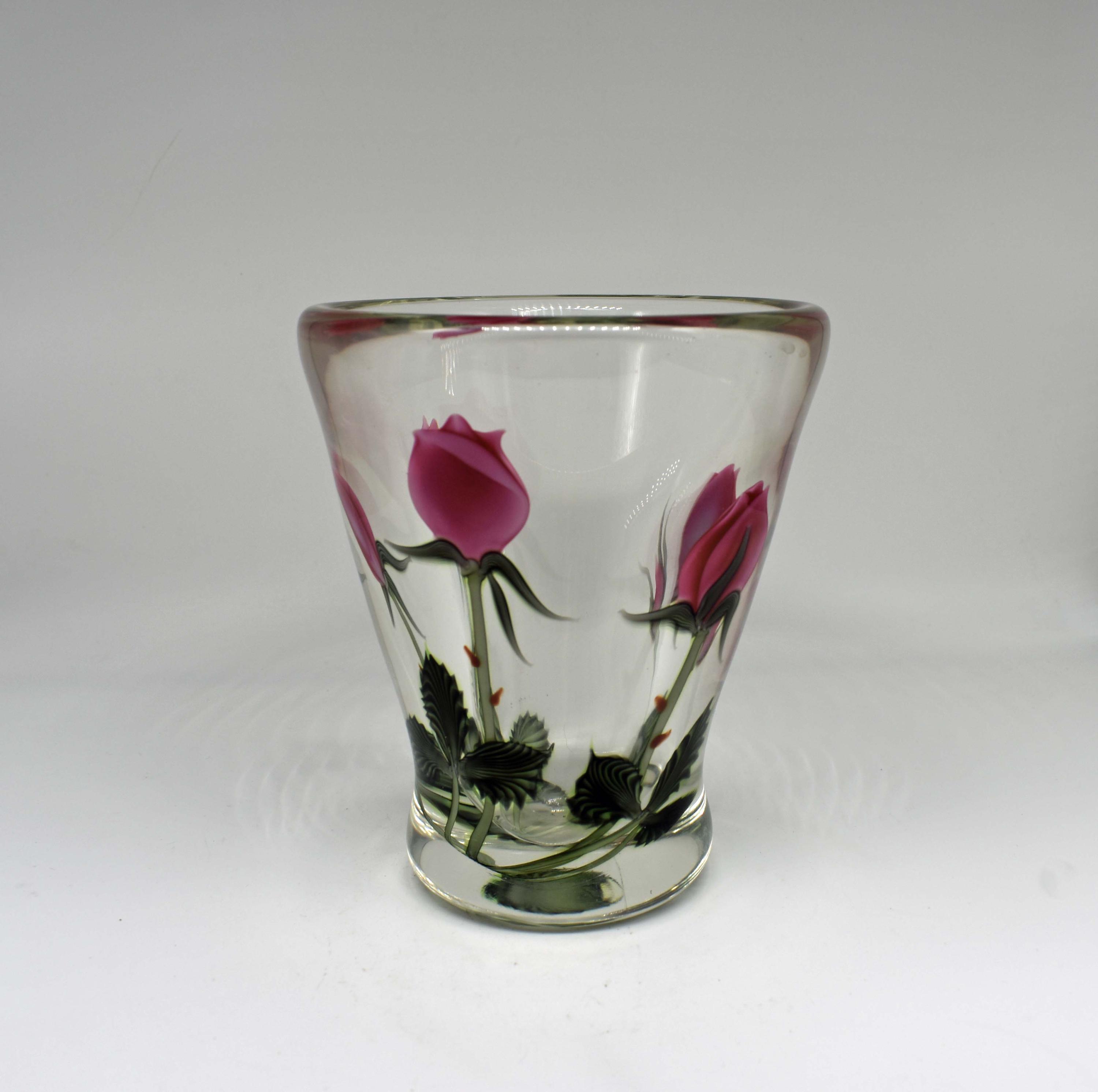 Orient and Flume Art Glass Vase - Etsy