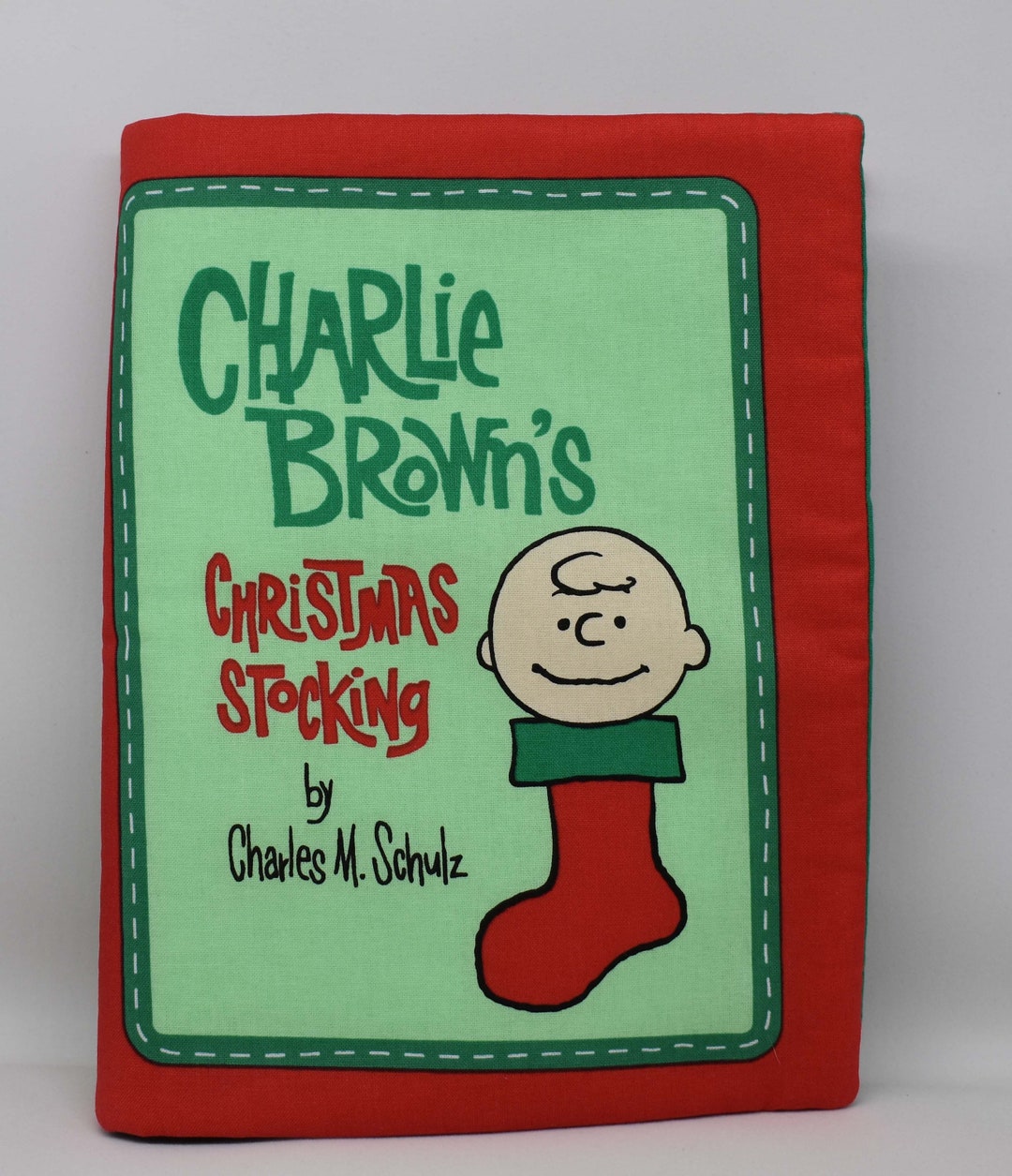 Charlie Brown Christmas Stocking Cloth Book Etsy